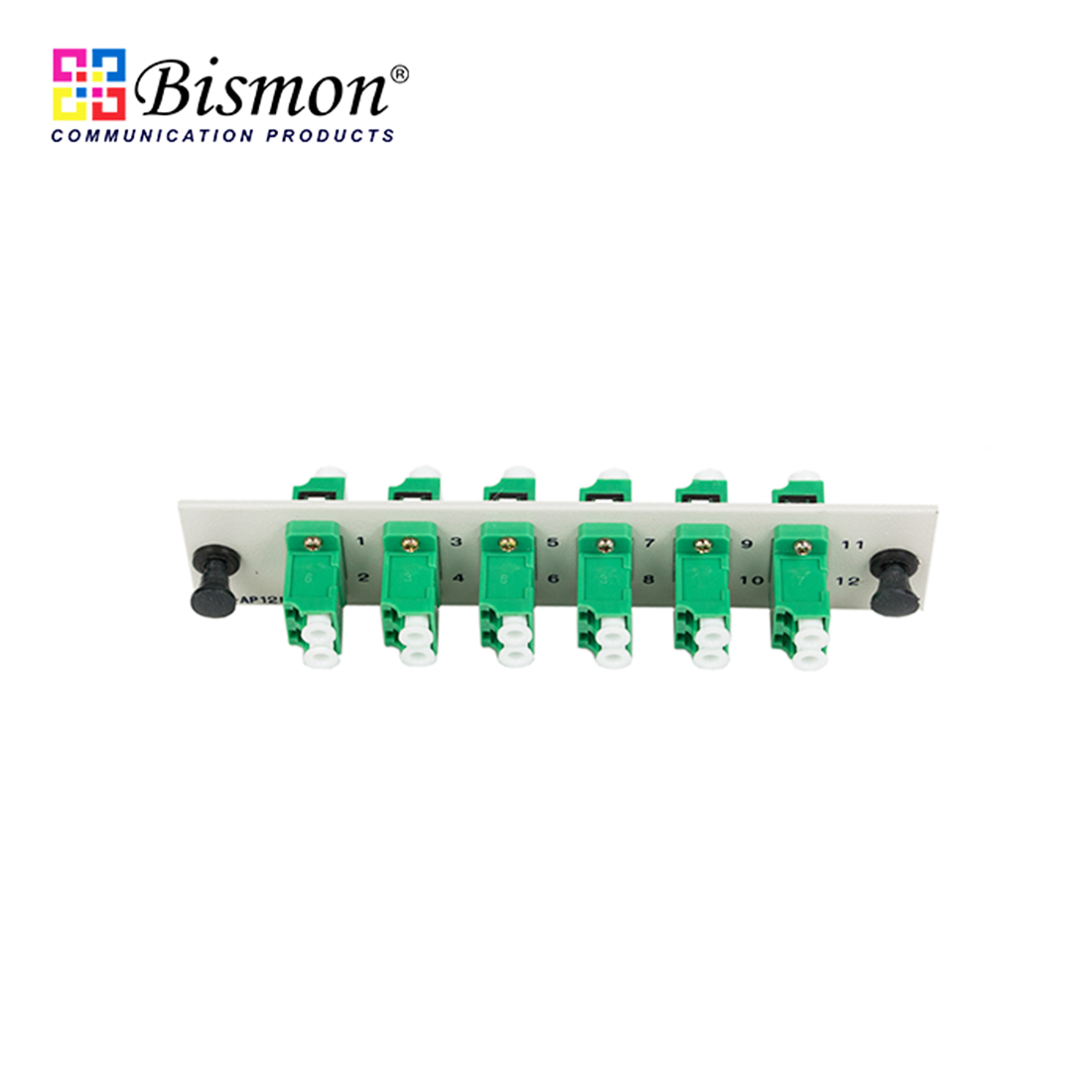 12 LC/APC Snap-in adapter Plate Single-mode Full set